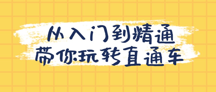 从入门到精通带你玩转直通车