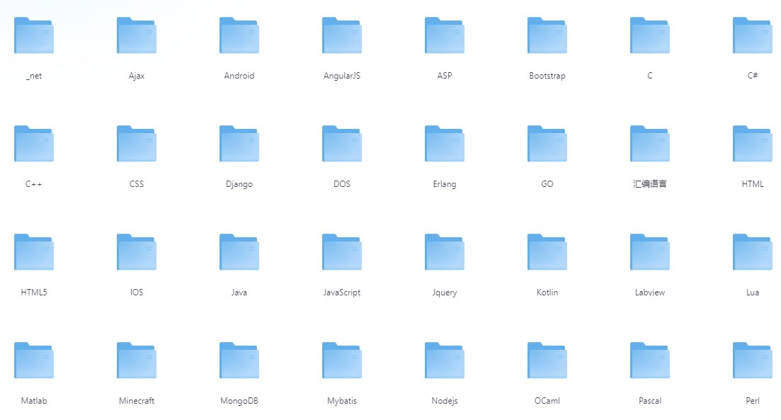 60多门编程语言，700+书籍大合集