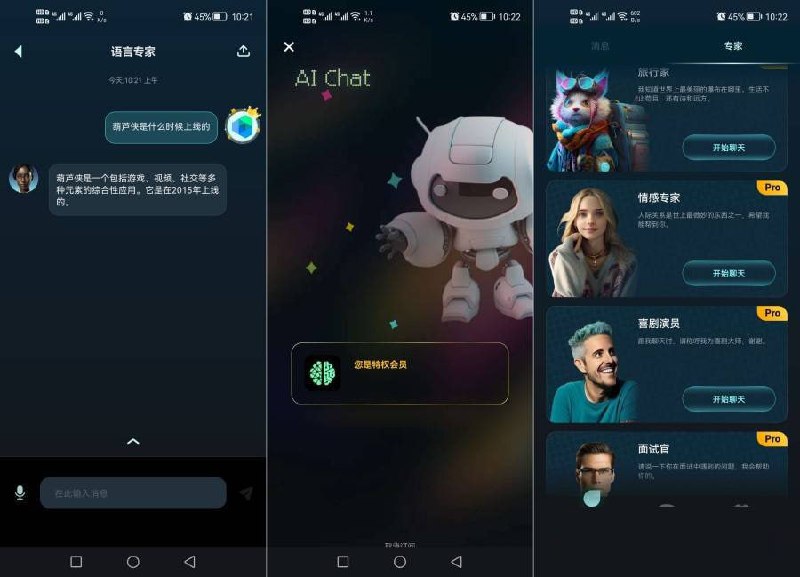 AI Chat v4.0.0.0 智能对话机器人，去广告解锁高级版