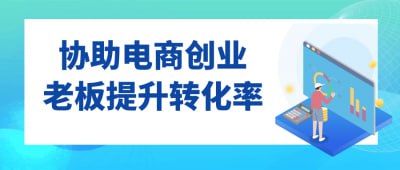 协助电商创业老板提升转化率