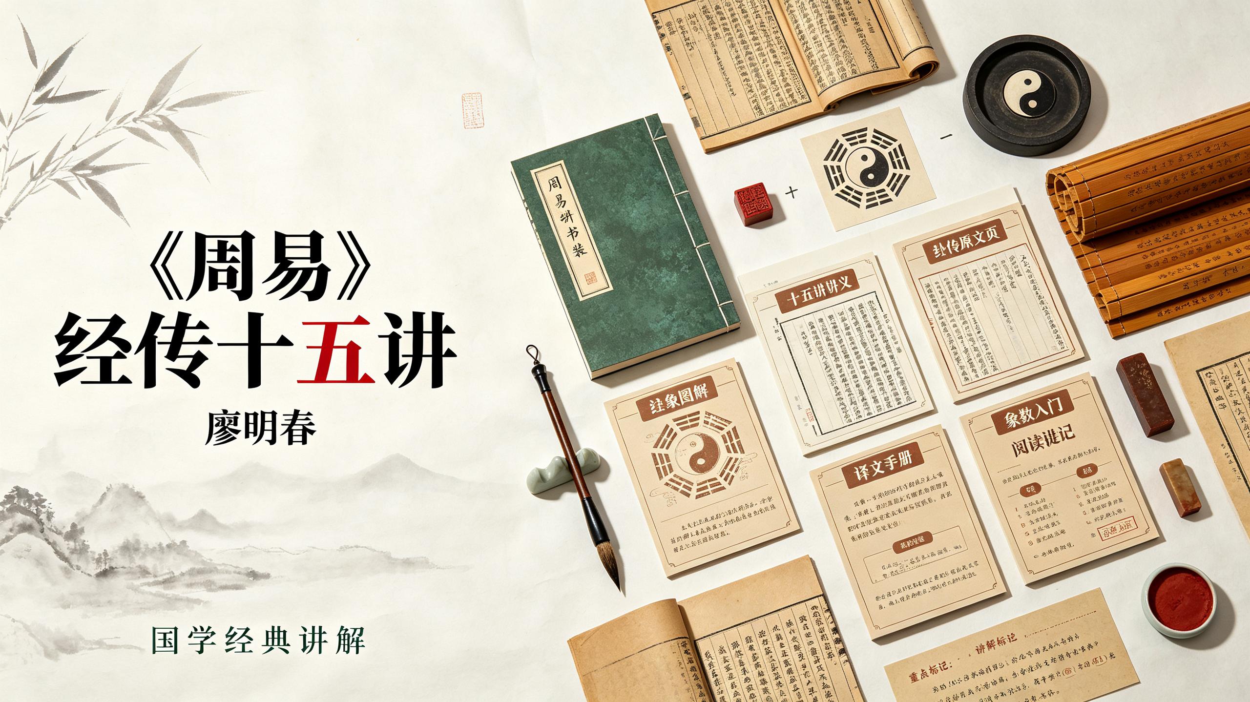 《周易》经传十五讲|廖明春|名家精讲|国学核心经典插图 《周易》经传十五讲|廖明春|名家精讲|国学核心经典