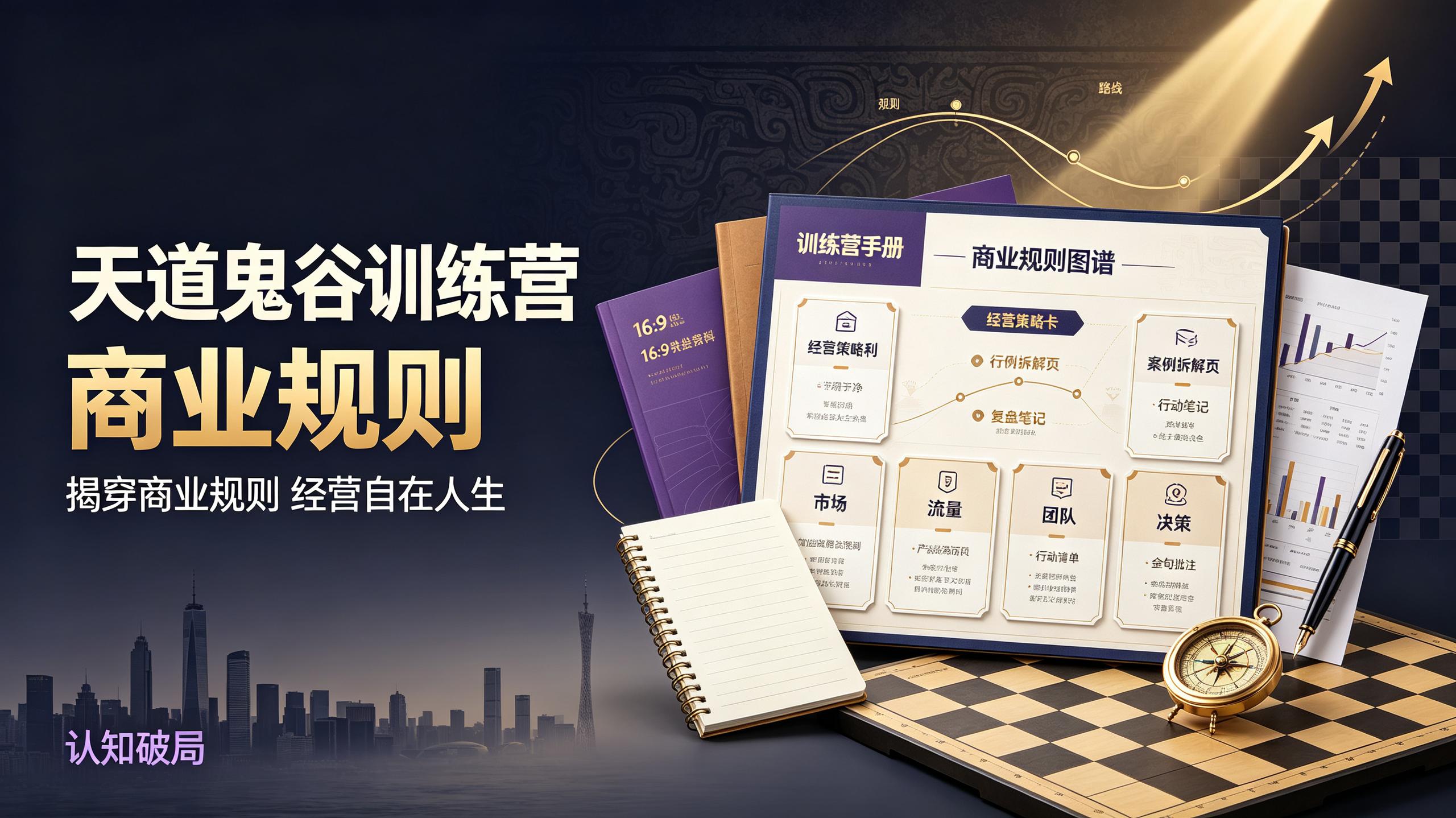 天道鬼谷训练营,揭穿商业规则经营自在人生插图 天道鬼谷训练营,揭穿商业规则经营自在人生