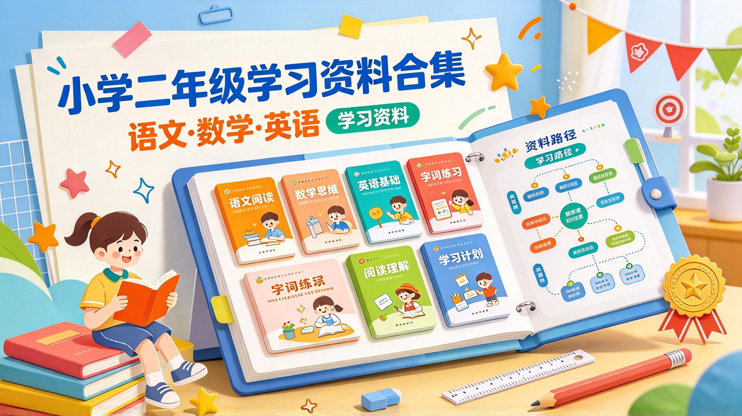 小红书+抖音爆款,小学二年级学习资料合集插图 小红书+抖音爆款,小学二年级学习资料合集