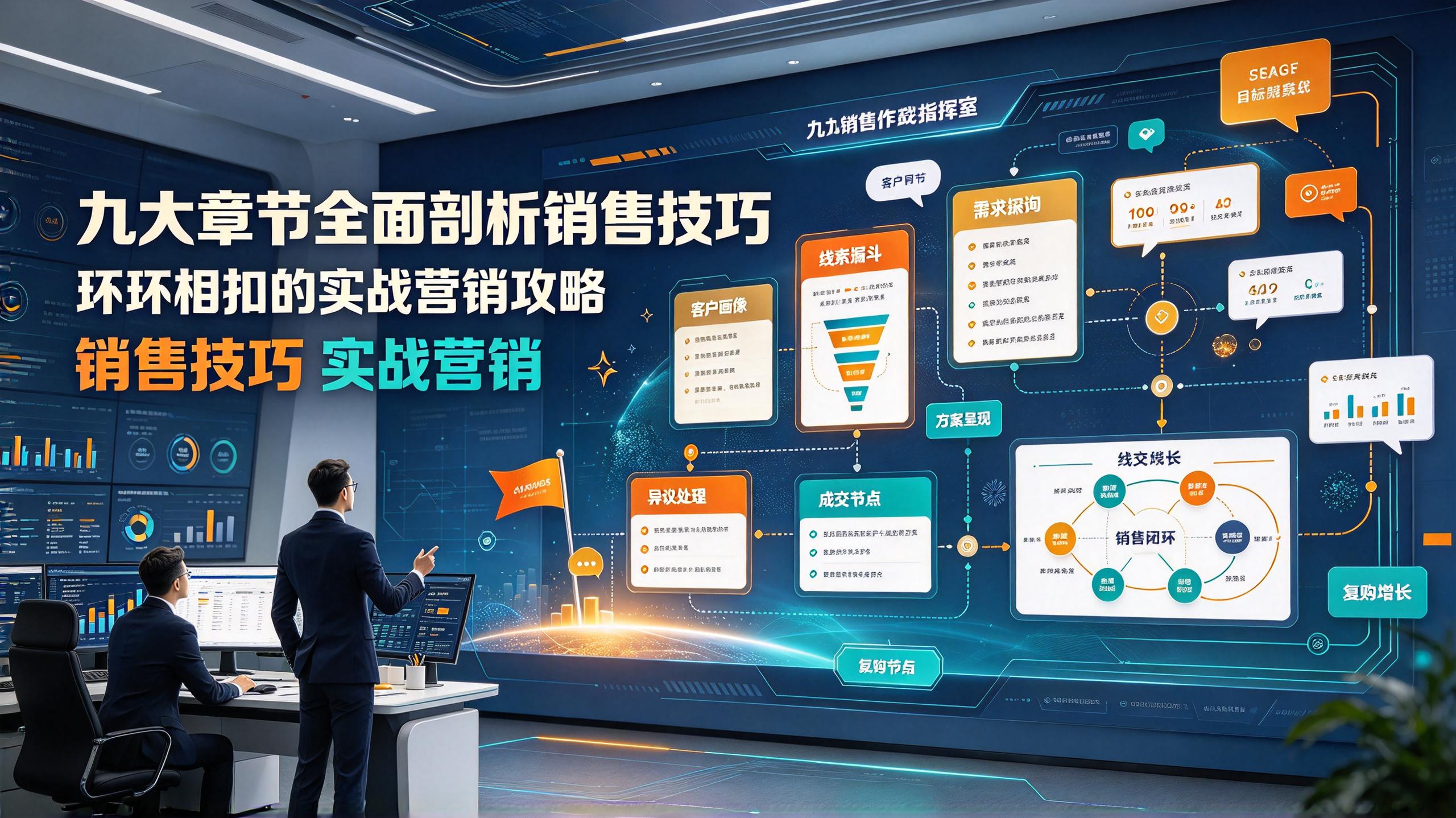 九大章节全面剖析销售技巧:环环相扣的实战营销攻略插图 九大章节全面剖析销售技巧:环环相扣的实战营销攻略