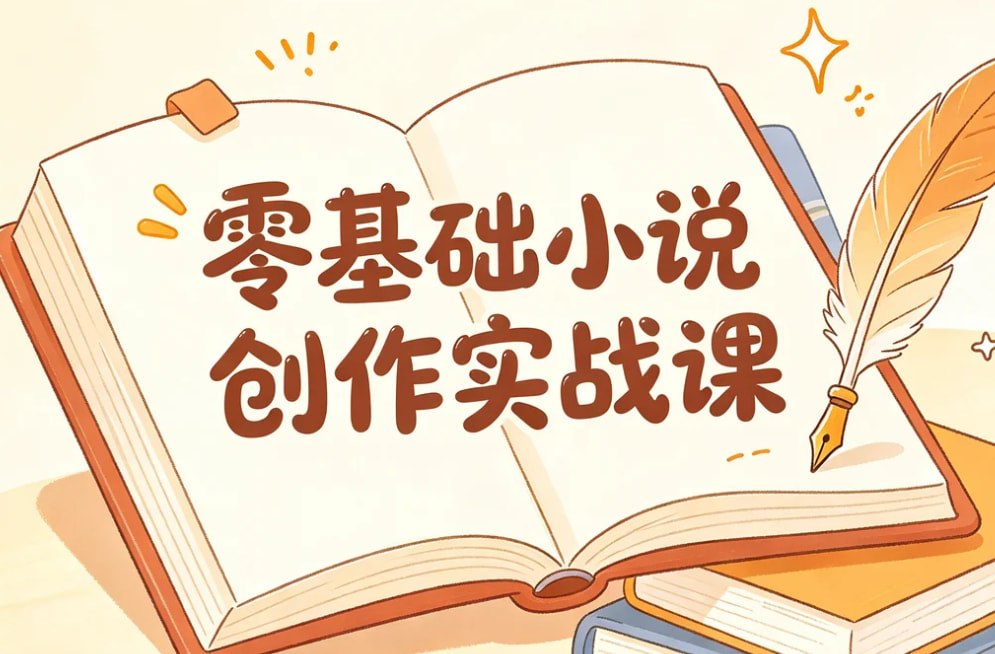零基础小说创作实战课,高效写出短篇与长篇故事插图 零基础小说创作实战课,高效写出短篇与长篇故事