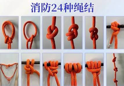 消防救援绳结的24种打法,技巧和用途,消防员救援常用插图 消防救援绳结的24种打法,技巧和用途,消防员救援常用